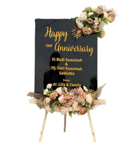 Papan Bunga Akrilik Karang Mulya